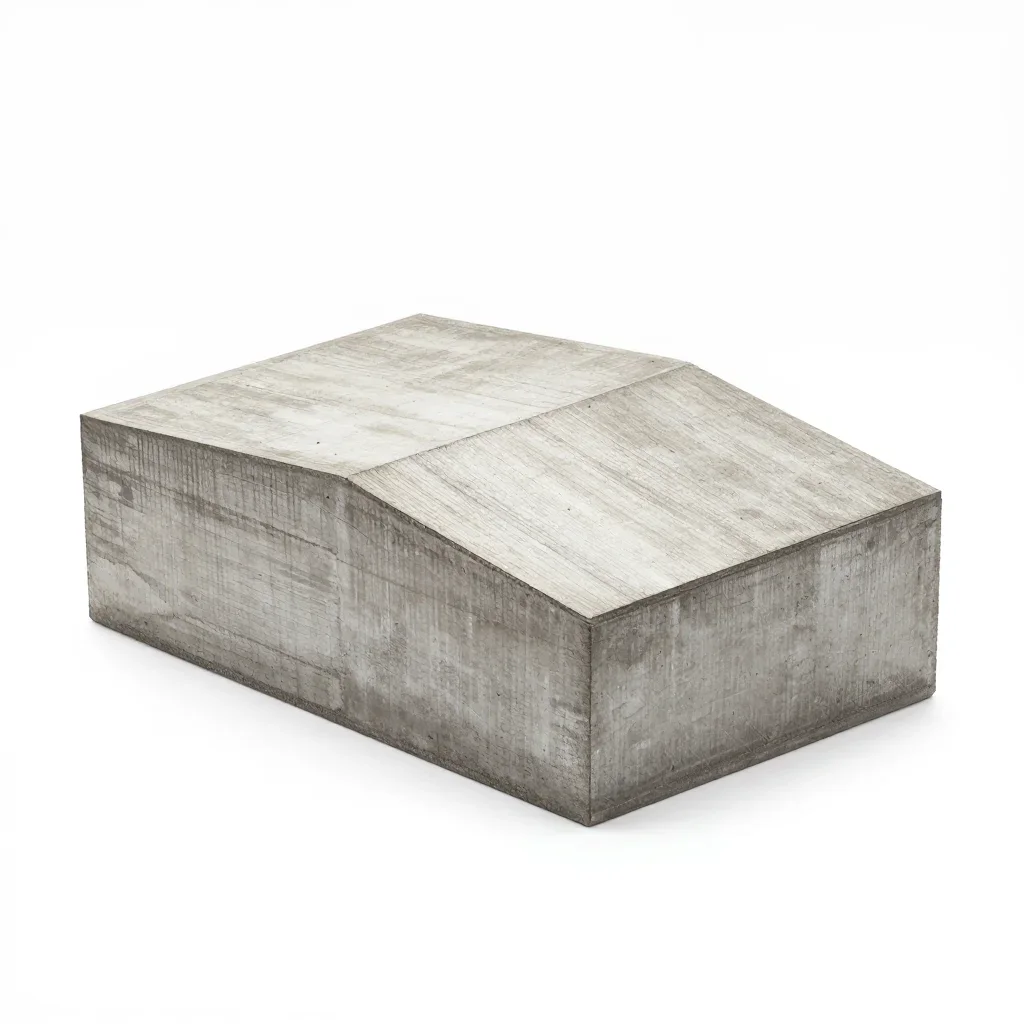 Industrial gable end isolated on a white background