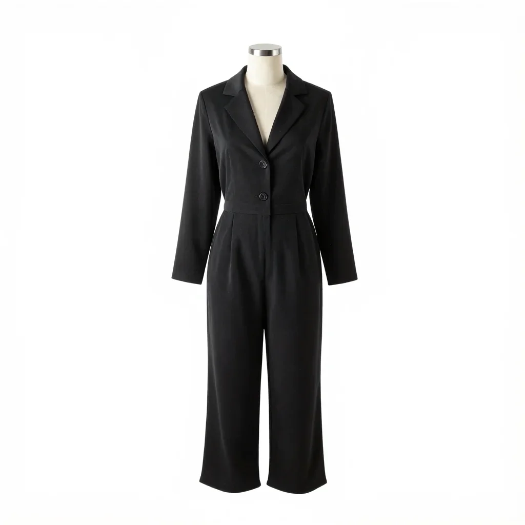 Bohemian jumpsuit isolated on a white background