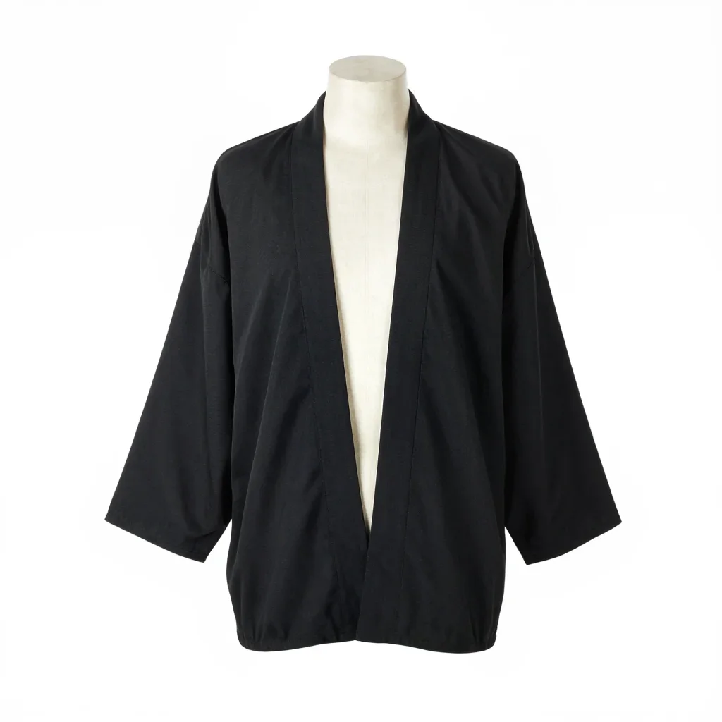 Bohemian kimono jacket isolated on a white background
