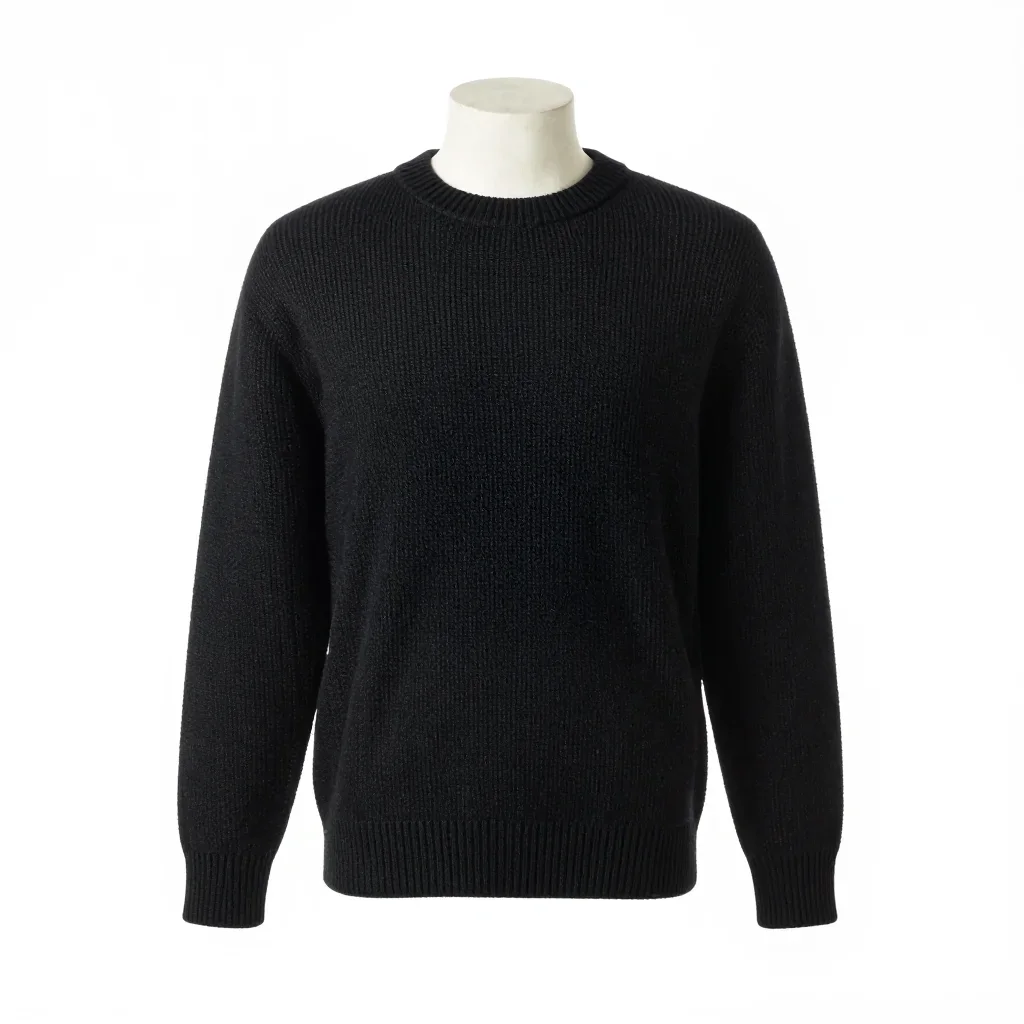 Bohemian knit sweater isolated on a white background