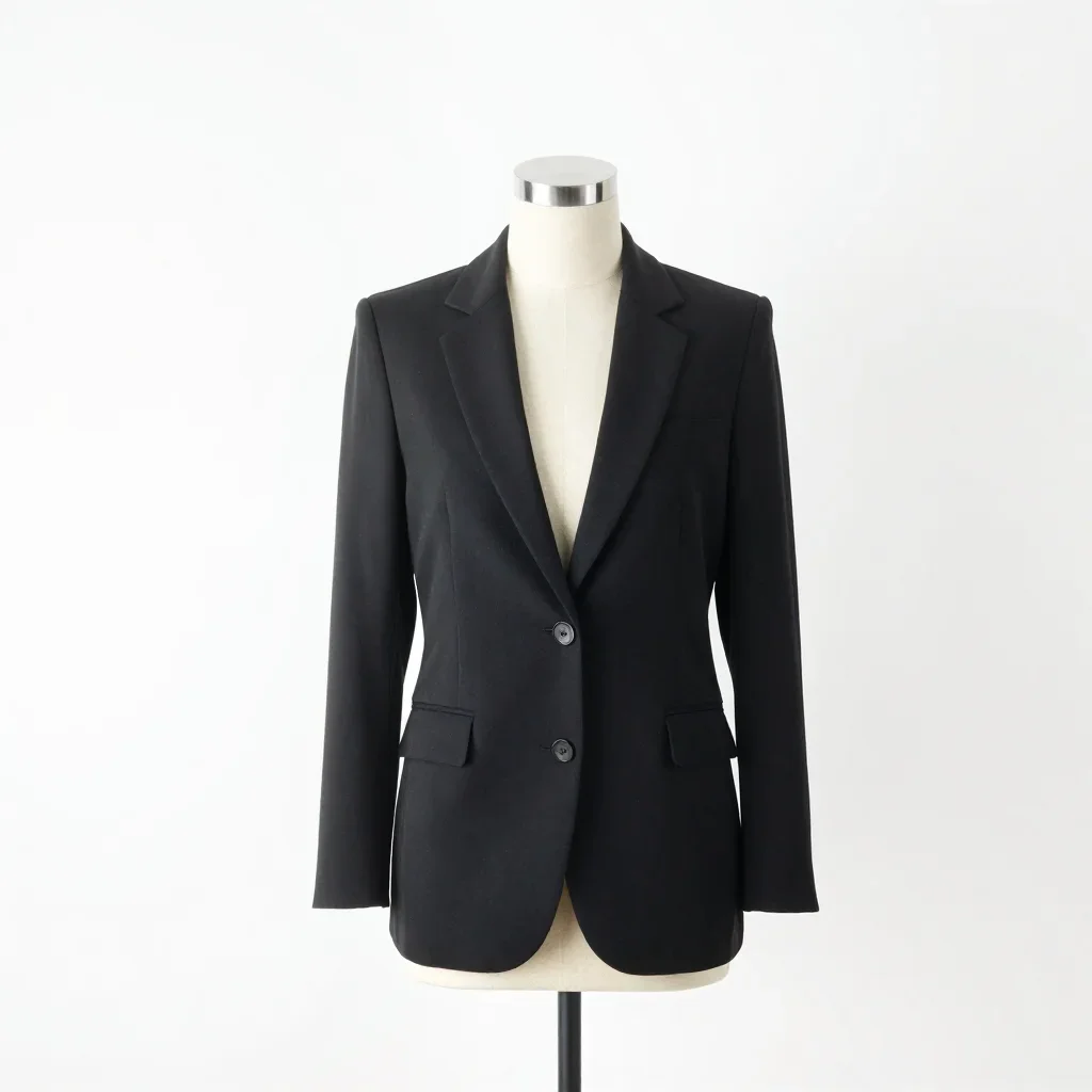 Minimalist blazer isolated on a white background