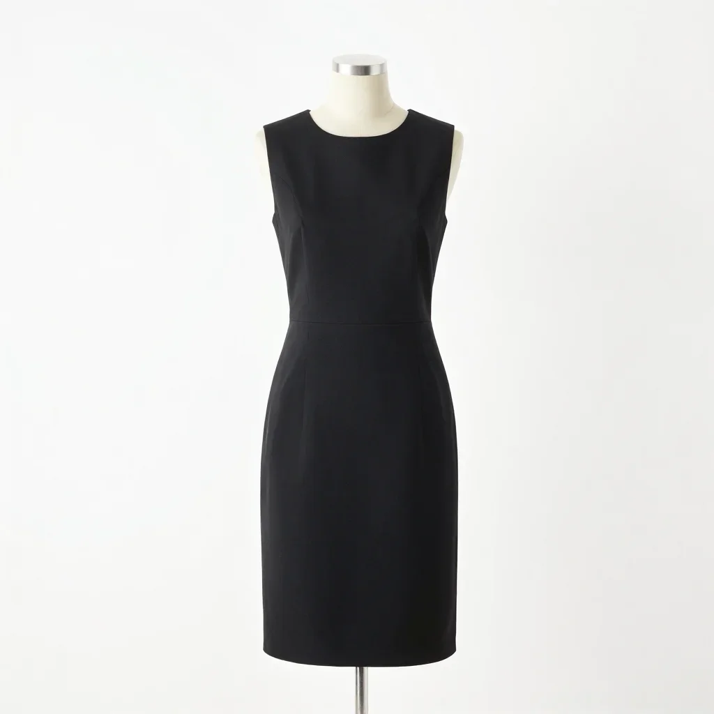 Minimalist dress isolated on a white background