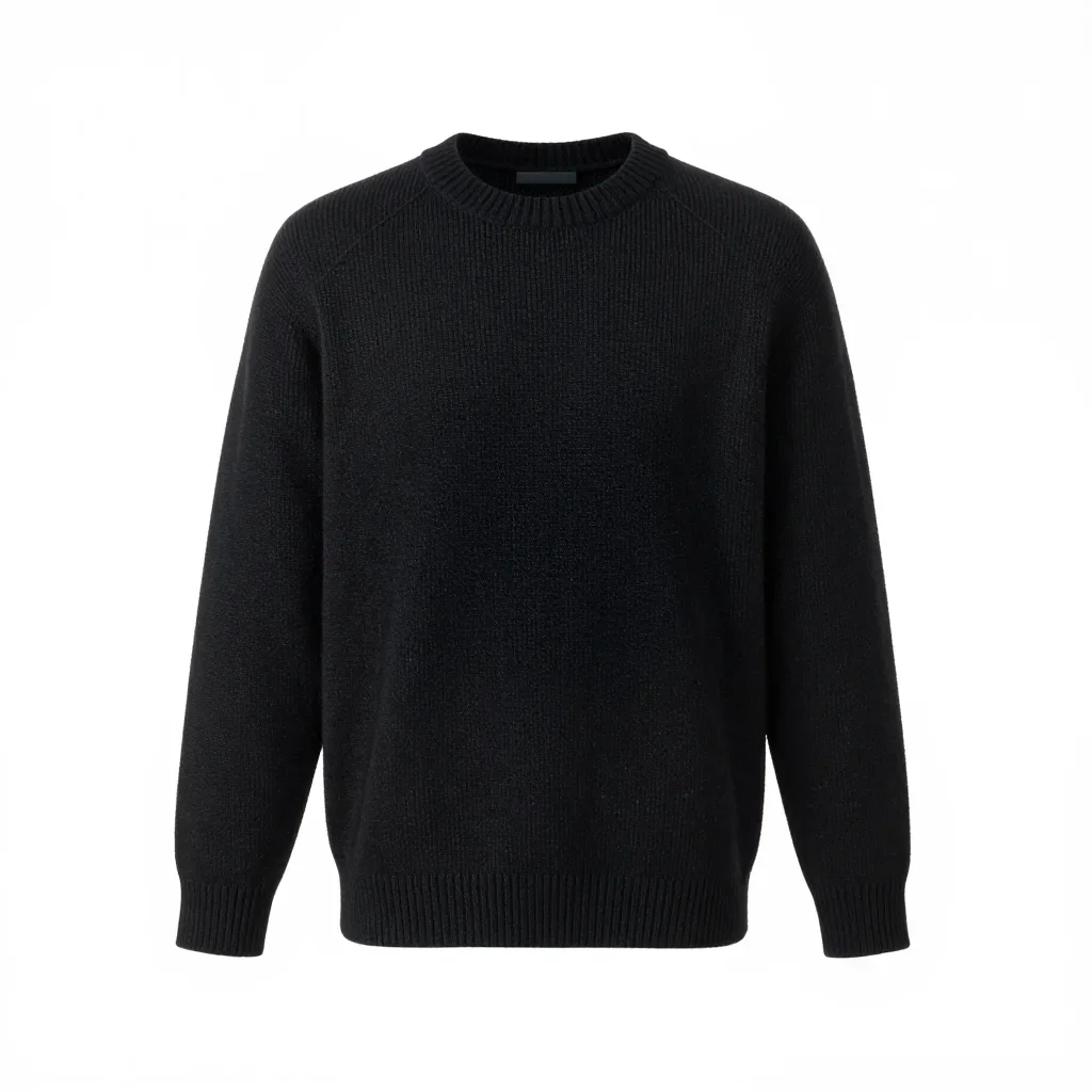 Streetwear knit sweater isolated on a white background