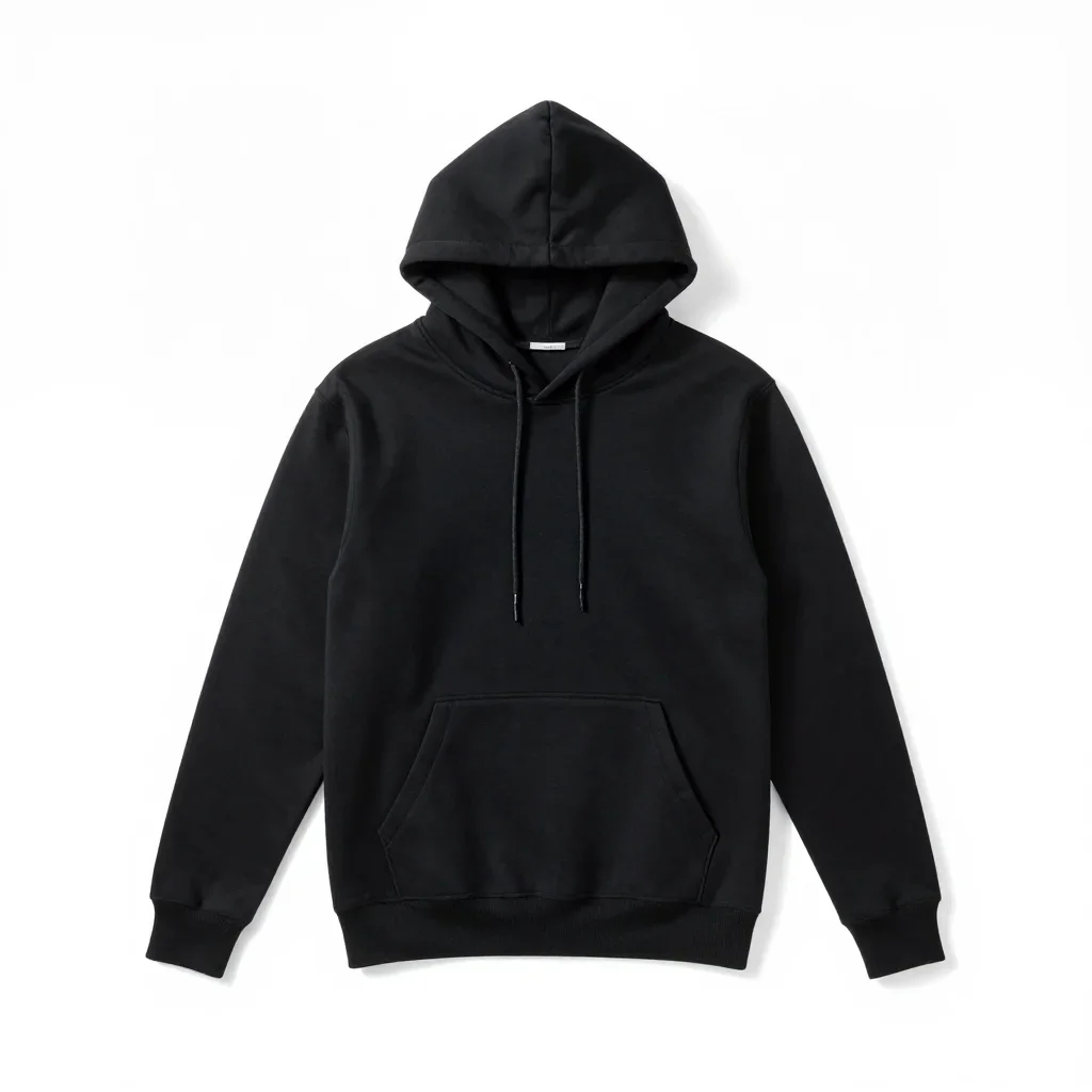 Techwear hoodie isolated on a white background