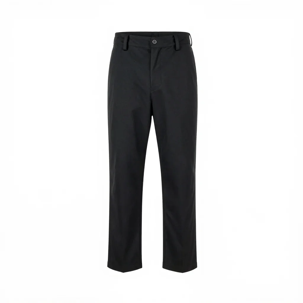 Techwear pair of trousers isolated on a white background