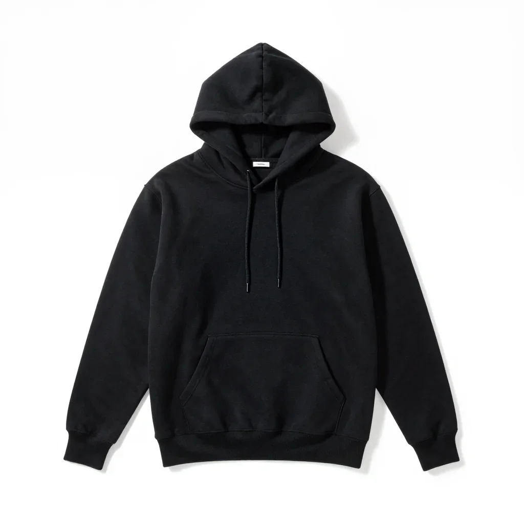 Vintage hoodie isolated on a white background