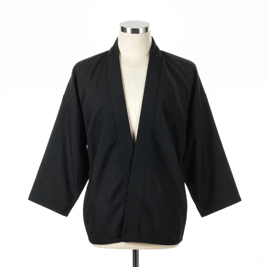 Vintage kimono jacket isolated on a white background