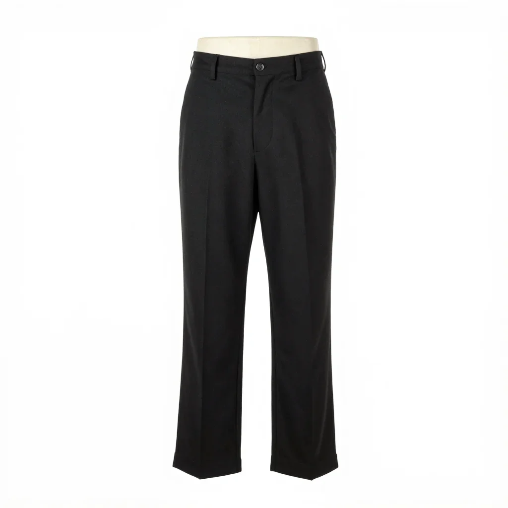 Vintage pair of trousers isolated on a white background