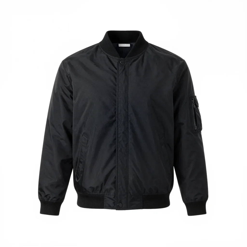 Workwear bomber jacket isolated on a white background