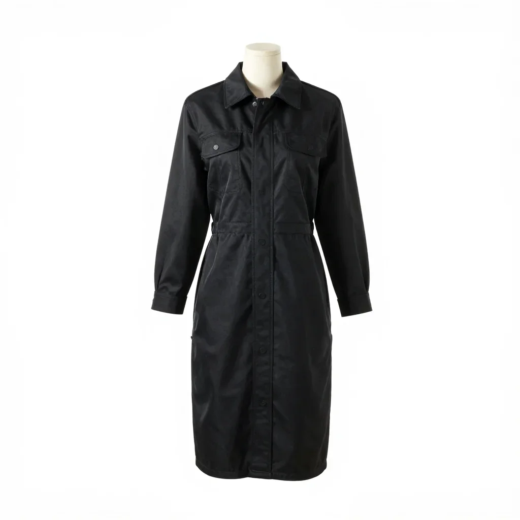 Workwear dress isolated on a white background
