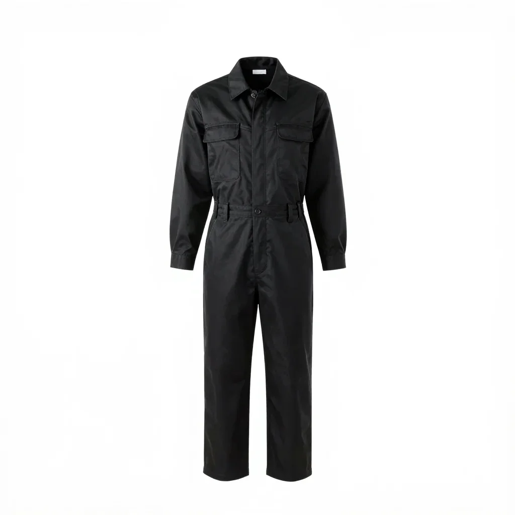 Workwear jumpsuit isolated on a white background