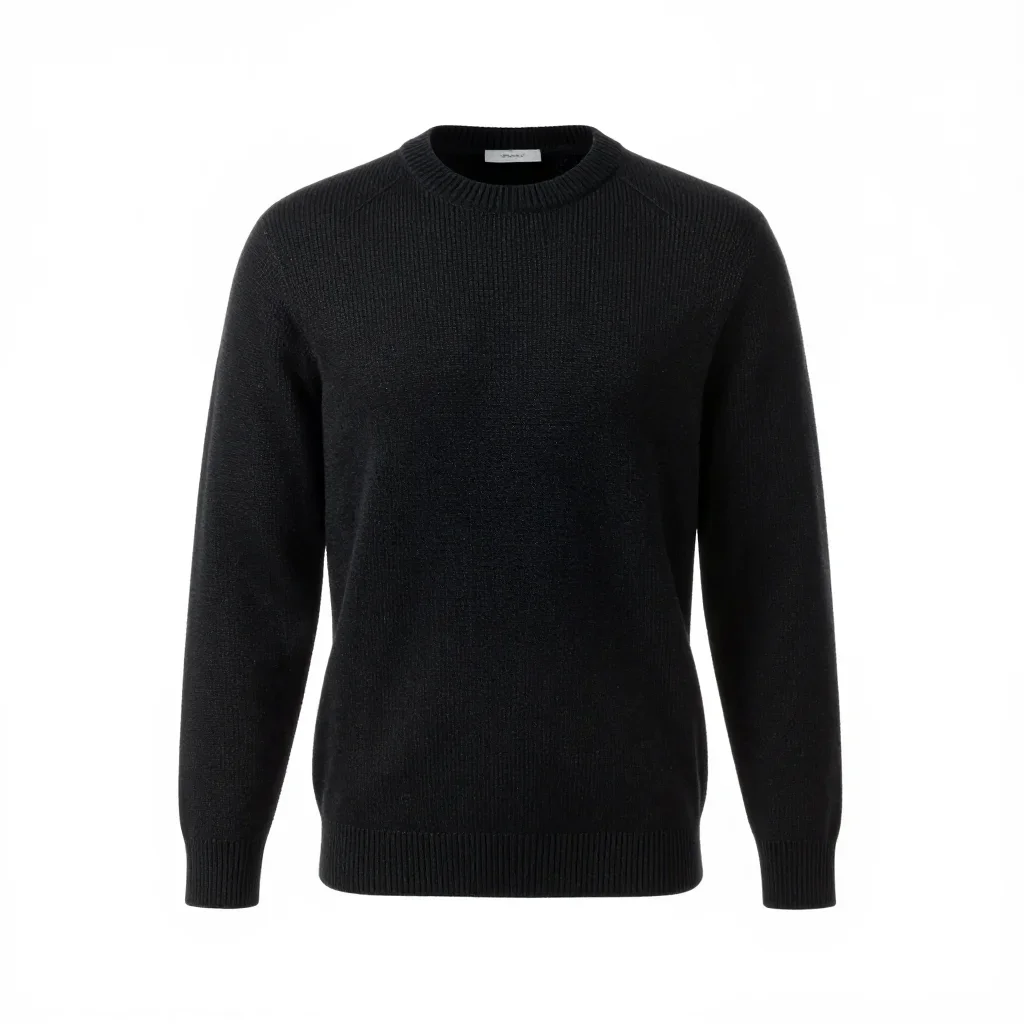 Workwear knit sweater isolated on a white background