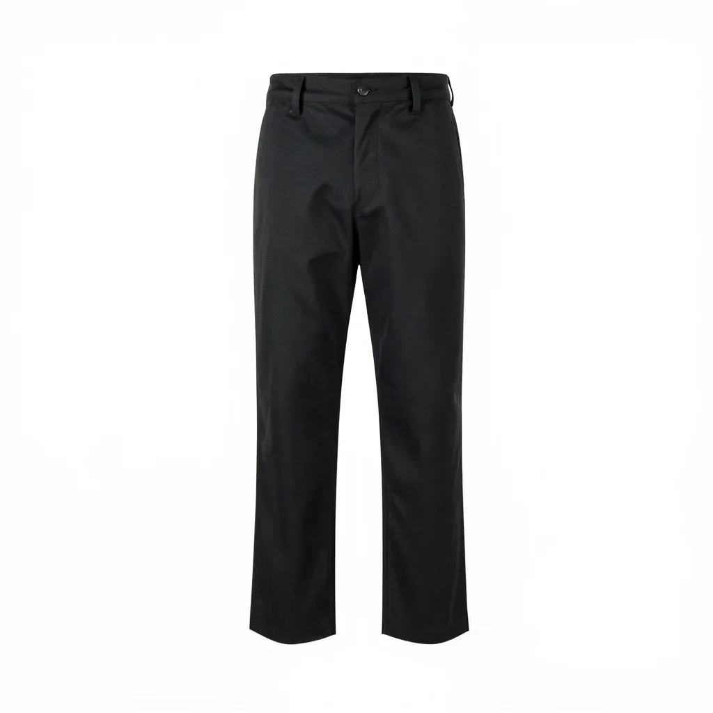 Workwear pair of trousers isolated on a white background