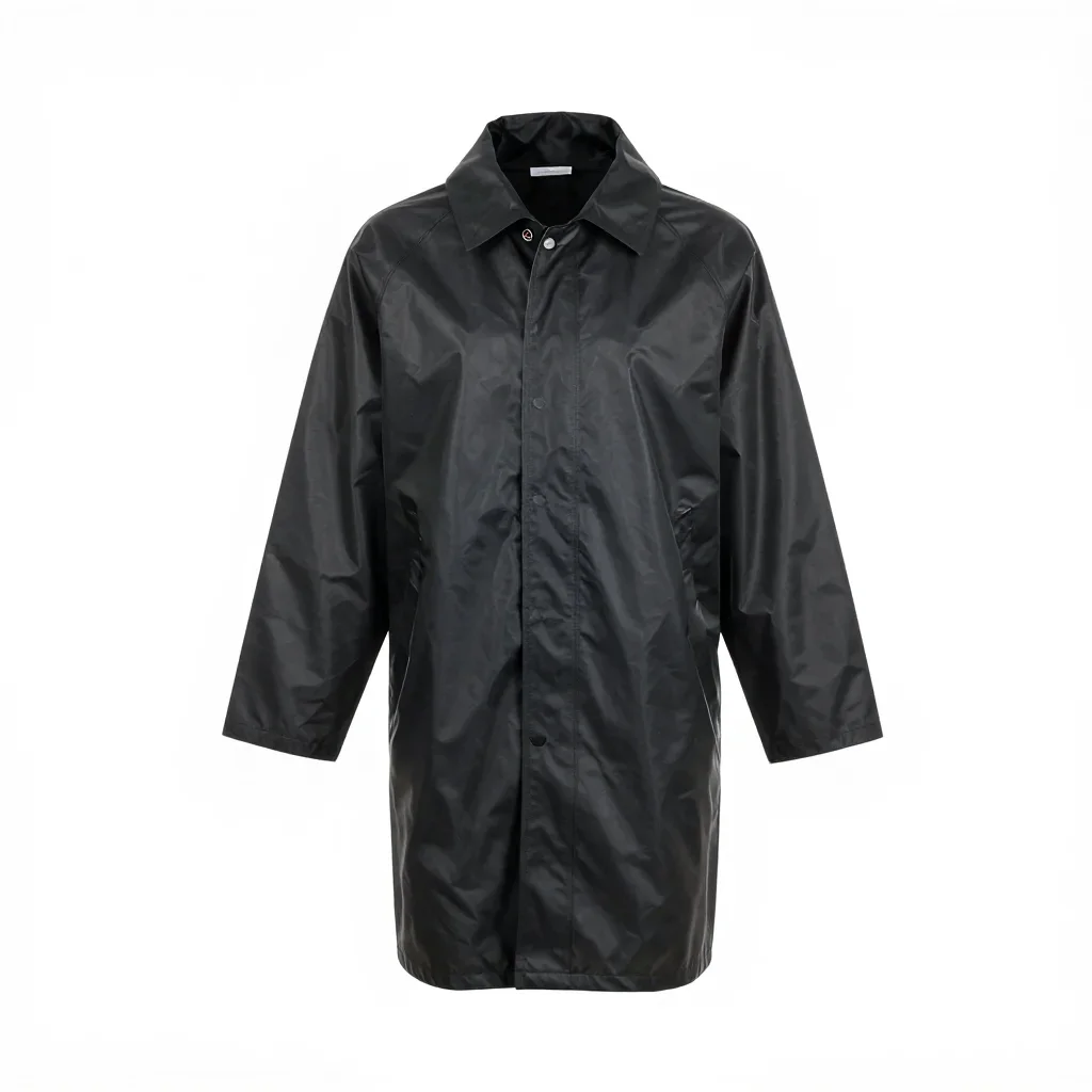 Workwear raincoat isolated on a white background