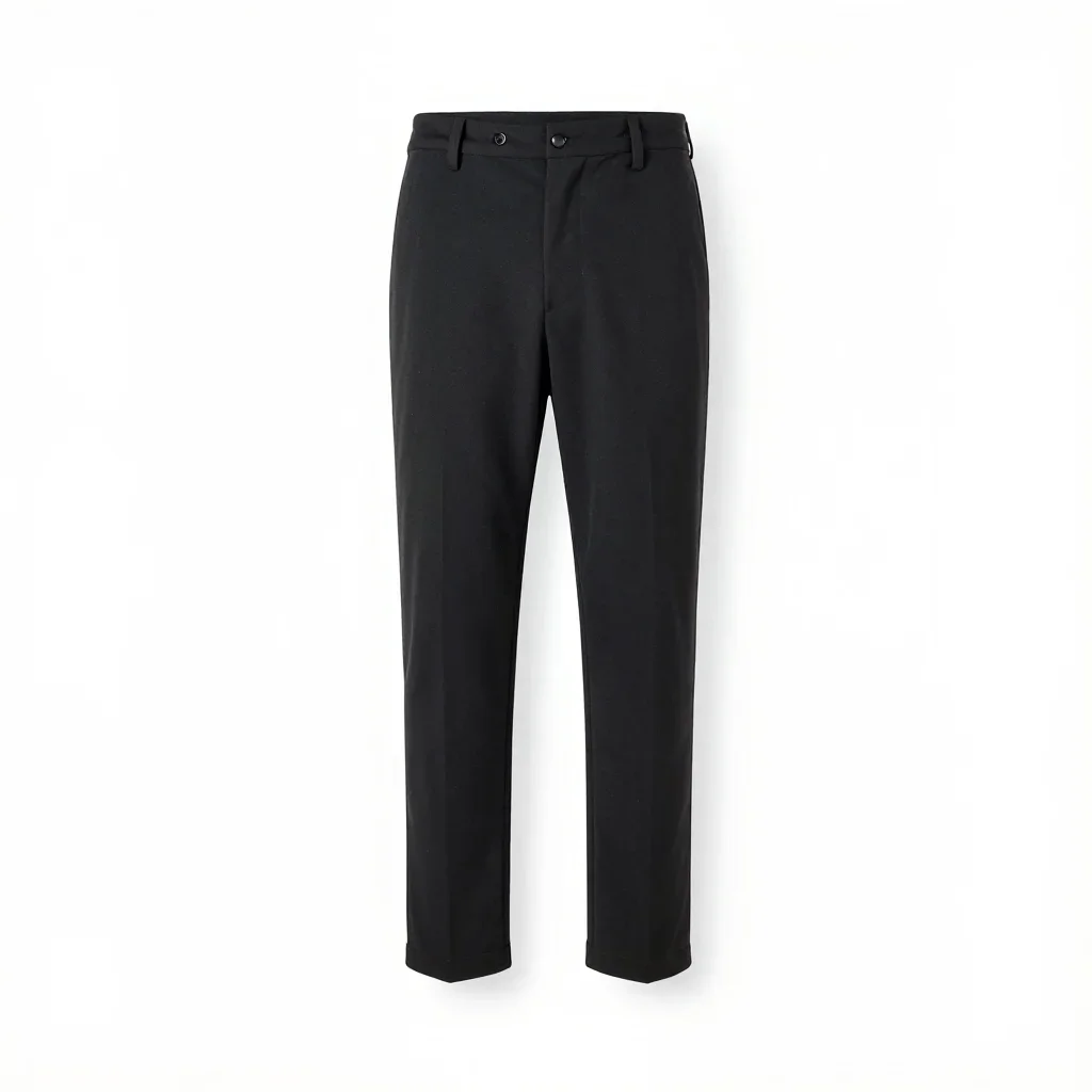 Athleisure pair of trousers isolated on a white background