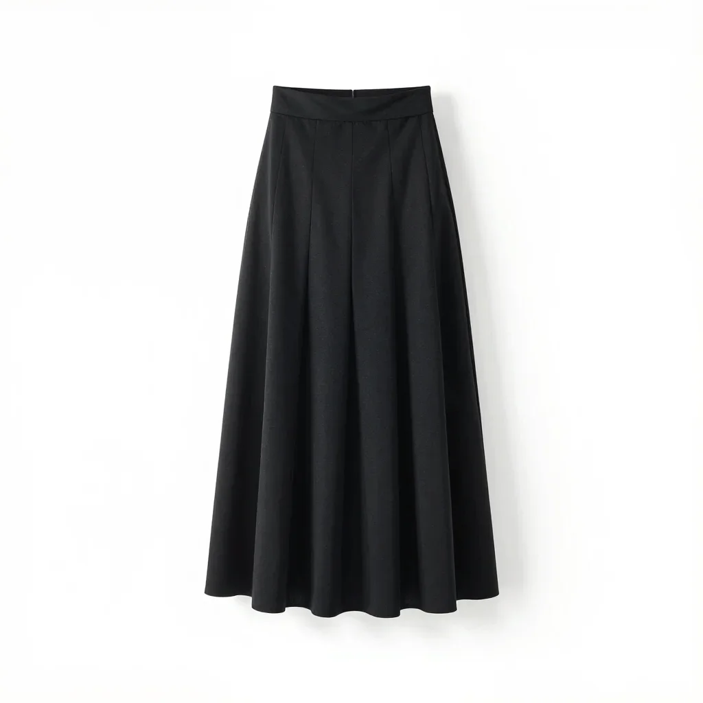 Athleisure pleated skirt isolated on a white background
