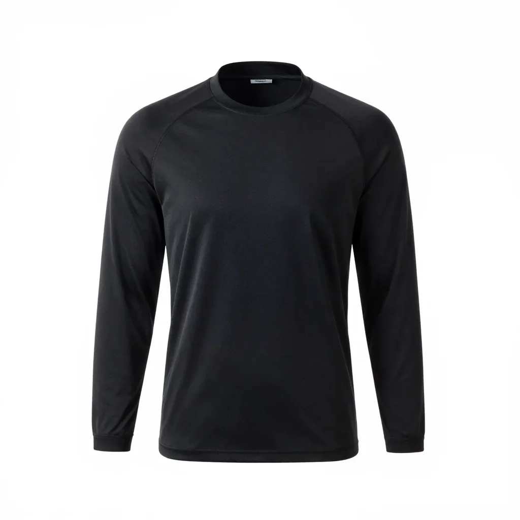Athleisure shirt isolated on a white background