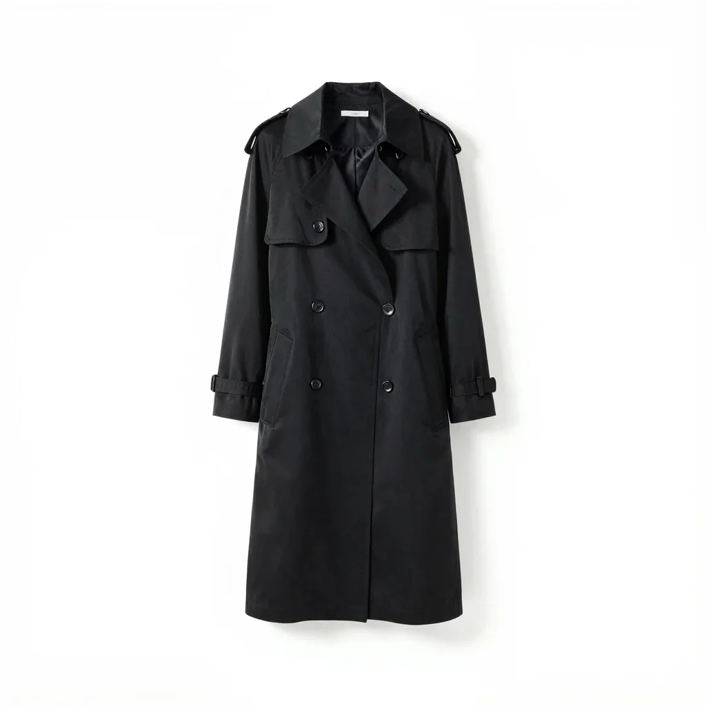 Athleisure trench coat isolated on a white background
