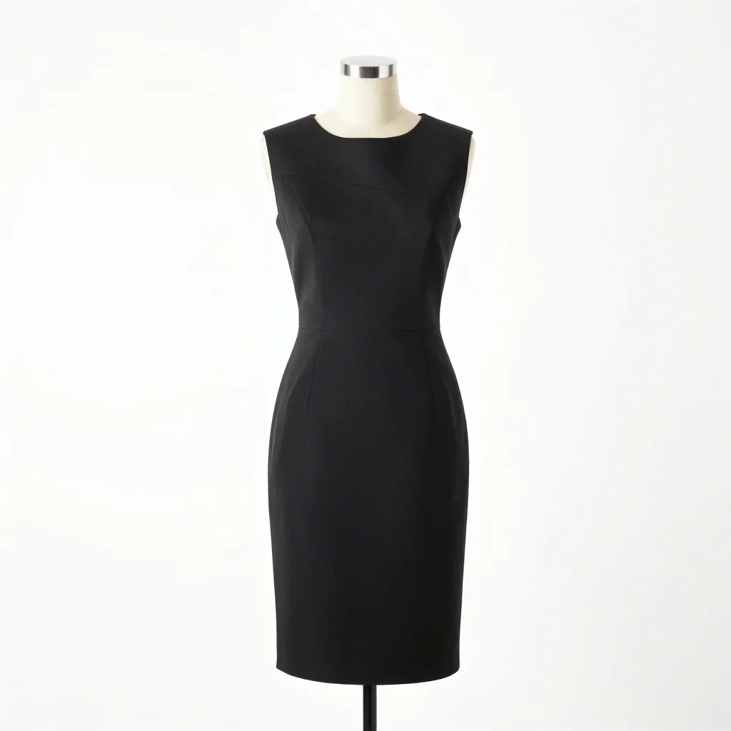 Avant-garde dress isolated on a white background