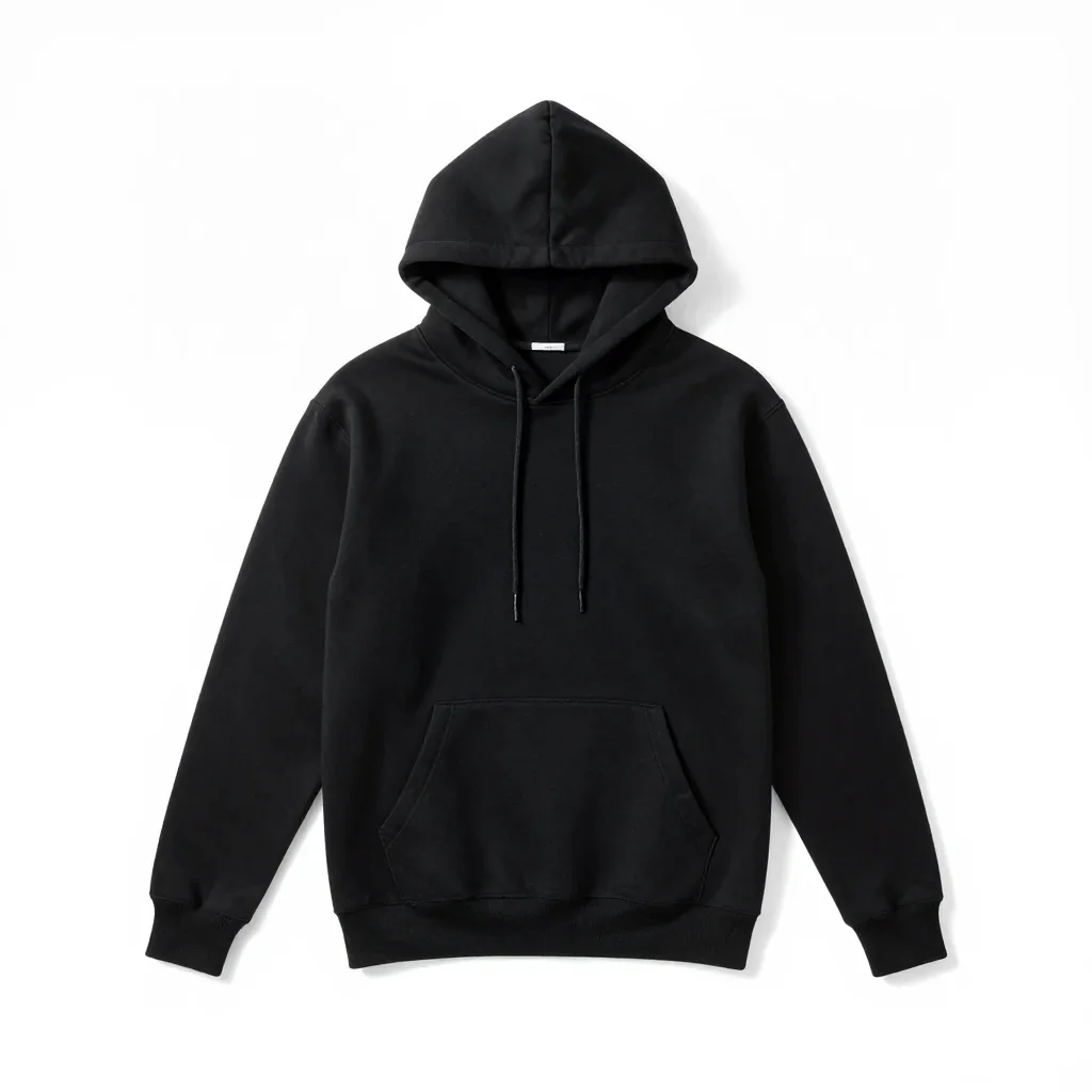 Avant-garde hoodie isolated on a white background