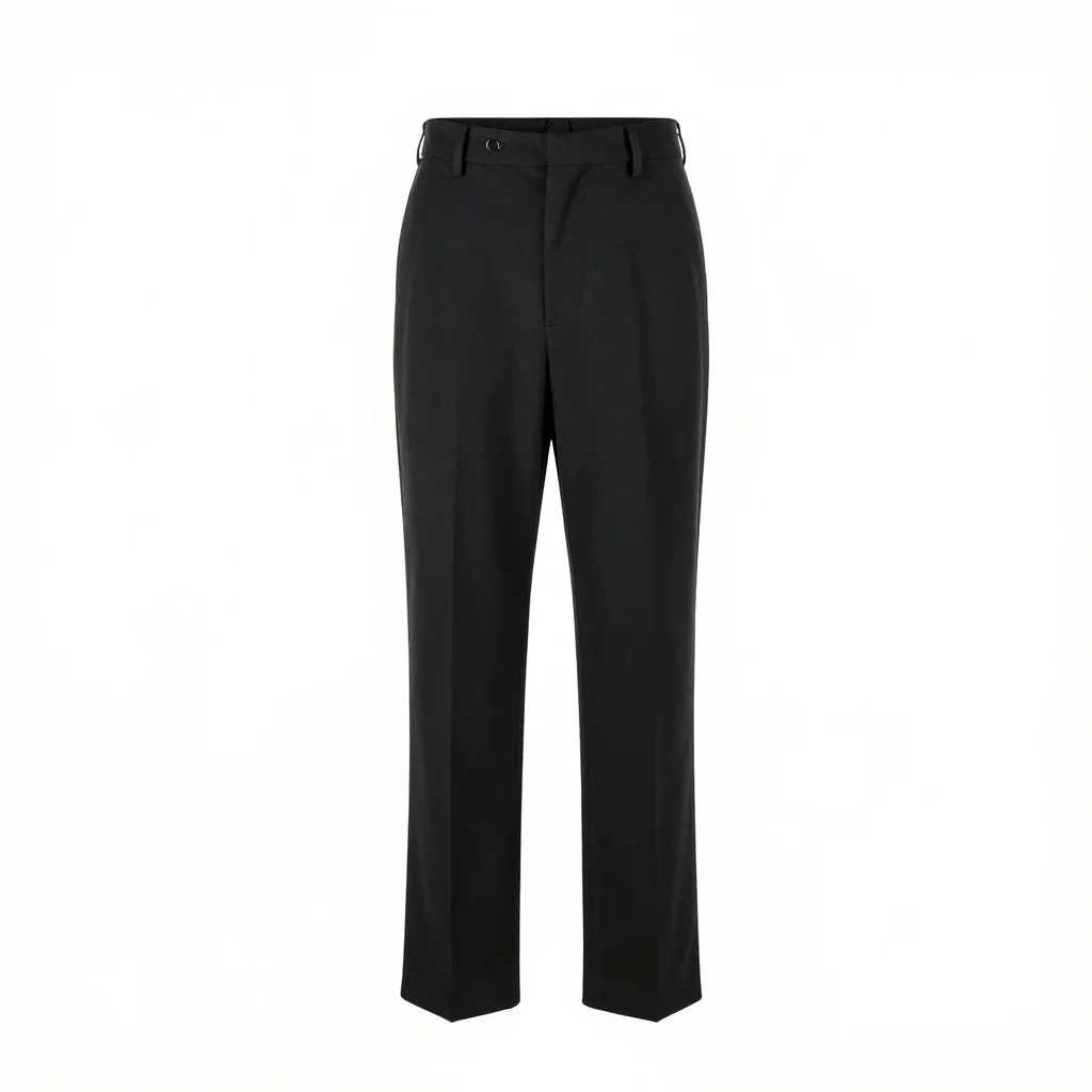Avant-garde pair of trousers isolated on a white background