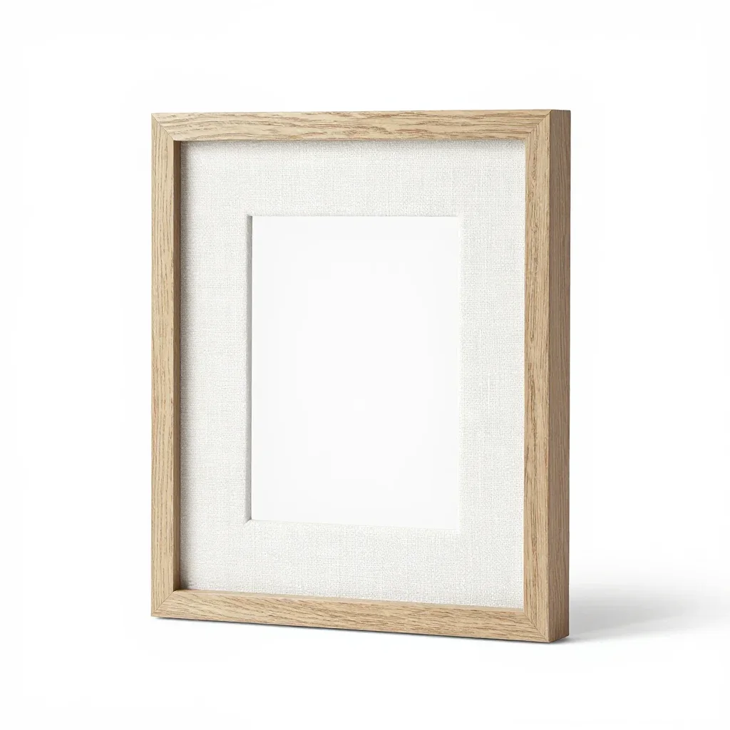 Boho picture frame isolated on a white background