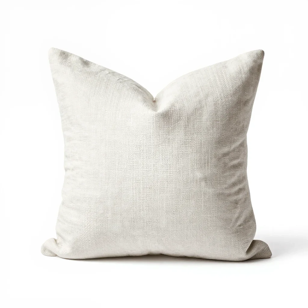 Boho throw pillow isolated on a white background