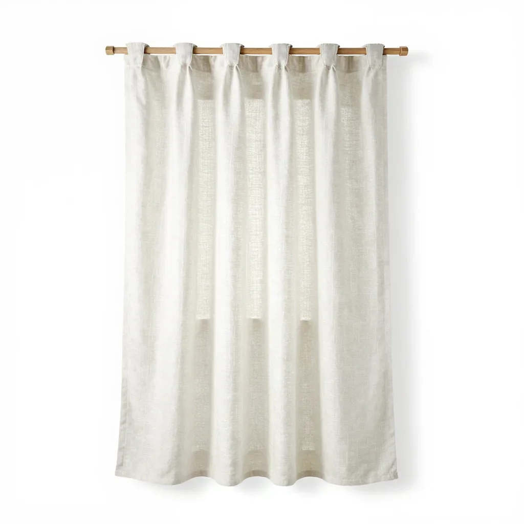 Coastal curtain isolated on a white background