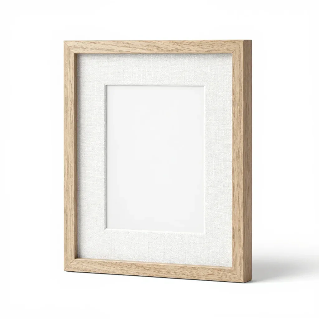 Maximalist picture frame isolated on a white background