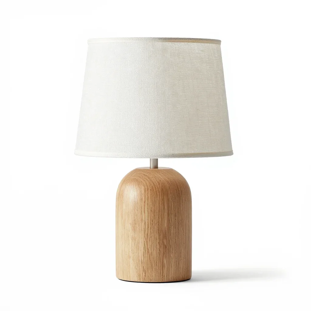 Maximalist table lamp isolated on a white background