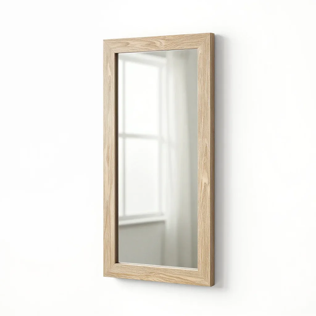 Maximalist wall mirror isolated on a white background