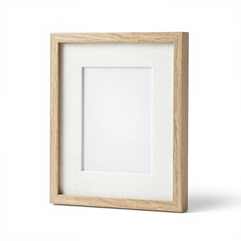 Mediterranean picture frame isolated on a white background