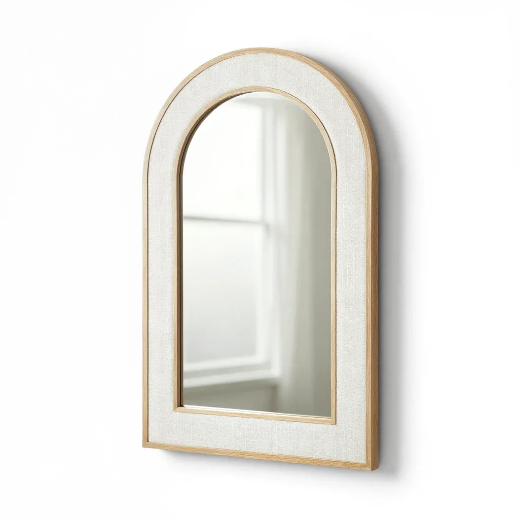 Mediterranean wall mirror isolated on a white background