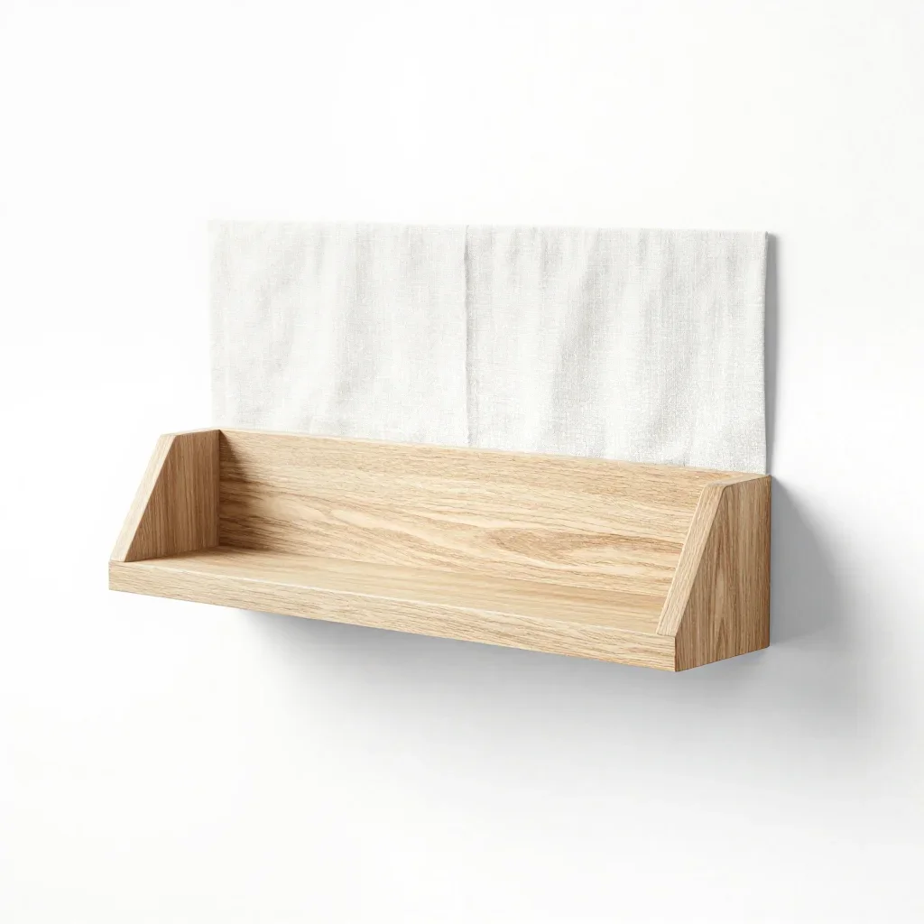 Mediterranean wall shelf isolated on a white background
