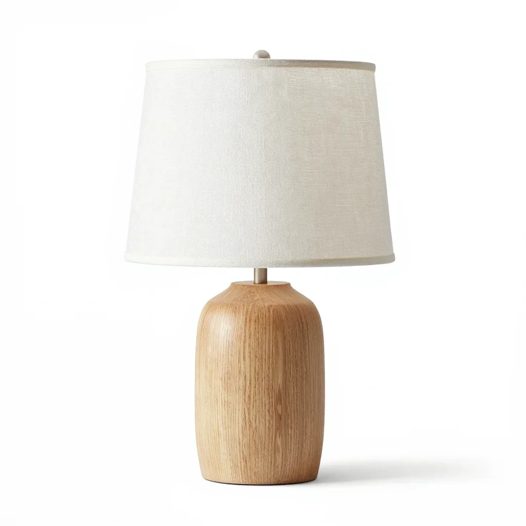 Art deco table lamp isolated on a white background