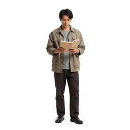 River merchant with a ledger