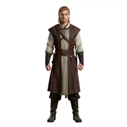 Elven archer in layered silks