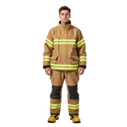Firefighter in turnout gear