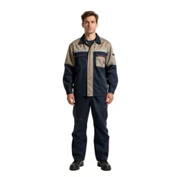 Lighthouse keeper in oilskins