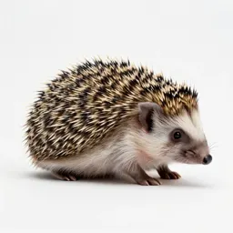 Hedgehog curled up