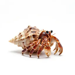 Hermit crab in a shell