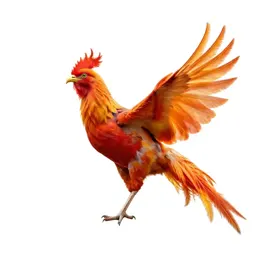 Phoenix in flame
