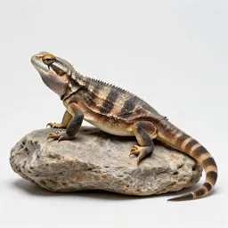 Tuatara on a rock
