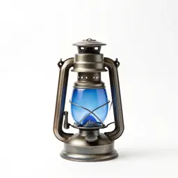 Lantern of blue flame