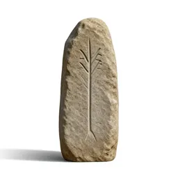 Rune-carved standing stone
