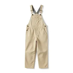 Pair of canvas overalls