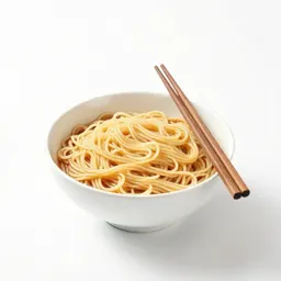 Bowl of noodles with chopsticks