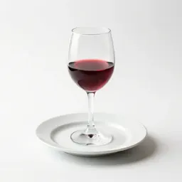 Glass of red wine