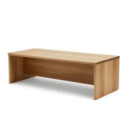 C-shaped sofa table
