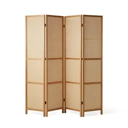 Folding screen room divider